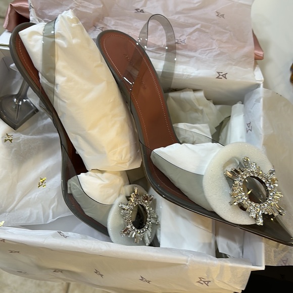 Amina Muaddi Shoes - Amina muaddi pvc begum pumps